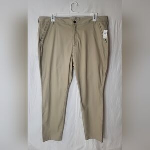 NEW Old Navy High Rise Skinny Cotton Khaki Tan Ankle Pants Size 18 NWT